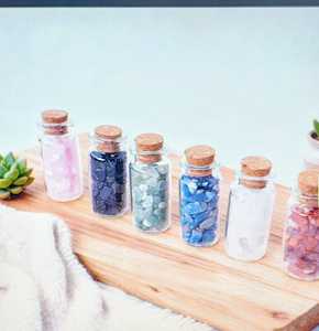 Botellas de Cristal de 10 ml con Tapón de Corcho, Mini Frascos Decorativos para Recuerdos de Boda, Manualidades y Regalos - Product Image 1