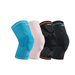 VBOSi 9977 Rodillera de compresión de punto 3D con almohadilla de gel de silicona y estabilizadores laterales <span class=keywords><strong>para</strong></span> gimnasio y voleibol, que ayudan a <span class=keywords><strong>evitar</strong></span> el <span class=keywords><strong>dolor</strong></span> de rodilla y a mejorar la movilidad. - Product Image 6