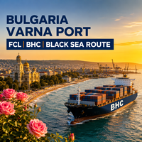 Layanan Pengiriman Barang Laut Agen Pengiriman Transportasi Khusus Dari Cina ke Bulgaria Varna Burgas Door to Door DDP FCL+DHL