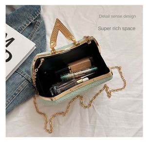 <span class=keywords><strong>Bolsos</strong></span> de Mano de Lujo para Mujer, con Asa de Anillo, Dorados, para Boda, con Pedrería Brillante, Cierre Magnético, Ligeros, Venta al por Mayor - Product Image 6