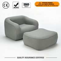 Canapés gonflables paresseux en gros, ensemble de canapés confortables en tissu, fauteuil de cinéma, canapé-lit relaxant pour adultes