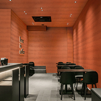 Pierre flexible en terre battue rouge brique MCM, imperméable et ignifuge, adaptée aux murs intérieurs/extérieurs, 1200x600mm, pierre personnalisable
