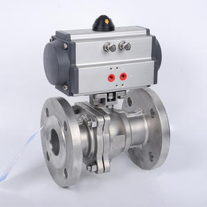 Vanne à boisseau sphérique pneumatique en acier inoxydable Q641F-16P, connecteur manuel, conception en deux parties pour les fluides gazeux - Product Image 5