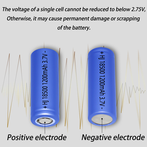 Заводская перезаряжаемая 1200 мАч rc 18500 литий-ионная полимерная ионная ячейка модель самолета литиевая вертолетная батарея 3,7 В - Product Image 4
