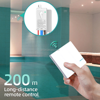Tuya wifi 600M Portée Sans Fil Étanche 10A Smart WIFI 1 Voie Applique Murale Électrique Télécommande WIFI Interrupteur de Lumière