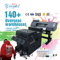 Imprimante DTF automatique Yinghe 60 cm avec machine intégrée d'impression et de saupoudrage pour l'impression par transfert thermique sur t-shirts personnalisés