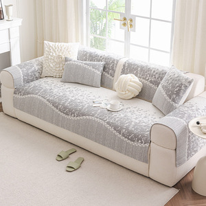 <b>Sofa</b> <b>Cover</b> Cooling Non-Slip Ice Silk 145-185Cm Stripe Pattern <b>For</b> General <b>Sofa</b> Summer 2026 - Product Image 4