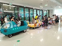 Mini Tren Eléctrico para niños, parque de atracciones con temática oceánica, a la venta