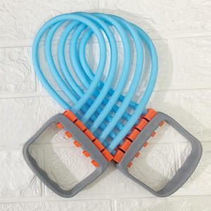 PINJIAN Fitness fune Fitness per Fitness Band 5 tubi <span class=keywords><strong>fascia</strong></span> di resistenza al petto espansore elastico corda <span class=keywords><strong>fascia</strong></span> toracica regolabile - Product Image 3