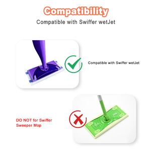 Compatibile con <span class=keywords><strong>Swiffer</strong></span> Wet Jet, Carta Usa e Getta per Pulizia Rapida e Semplice dei Pavimenti - Product Image 4