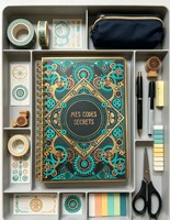 Vente en gros de carnets rétro victoriens ornés d'imprimés d'engrenages et de lettrage doré, couverture rigide, pour cadeau et usage personnel