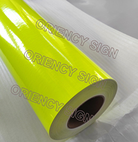 China Mejor Fluorescente Naranja Verde Rosa Amarillo Plotter de corte brillante Autoadhesivo PVC Color Vinilo 0,61 M 1,22 m