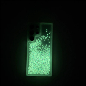 Nuit Glowing Glitter Quicksand Lumineux Clair étui pour samsung Galaxy S23 S22 S21 Ultra Plus S20 FE A71 A54 A52 A53 A13 A12 <span class=keywords><strong>A51</strong></span> - Product Image 4