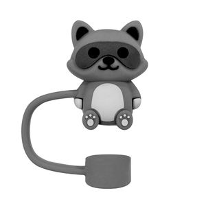 จุกปิดหลอดซิลิโคนรูปสัตว์น่ารัก ขายดี รุ่นกันฝุ่น รูปทรงสัตว์ สำหรับใช้ในบาร์ ทำจากซิลิโคน - Product Image 5