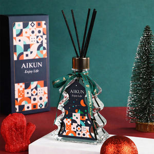 Difusor de Aromas de Lujo Aikun, Botella de Vidrio con Diseño de Árbol de Navidad, Fragancia Duradera para el Hogar, Decoración para Hoteles y Spas - Product Image 1