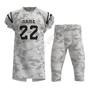 Uniforme de fútbol americano para hombre, uniforme de fútbol americano con estampado completo, producto de equipo de nivel superior, deportivo, barato, nuevo estilo - Product Image 1