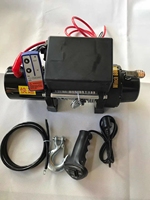 Treuil électrique de récupération 4x4 2000lbs 12v avec câble en acier pour le tirage