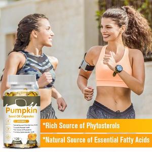 Cápsulas Blandas de Aceite de Semilla de Calabaza OEM 120 Softgels 2000mg, Soporte Nutricional a Base de Plantas para el Bienestar Diario - Product Image 5