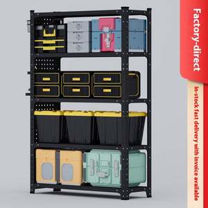 Rayonnage en acier Étagère réglable en métal sans boulon Utilisation de stockage de palettes Rayonnage en métal Supports et étagères empilables - Product Image 4