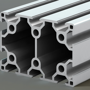 6090 Heavy-Duty T-Slot Extrusion <strong>Aluminum</strong> Frame Black Silver Anodized Aluminium <strong>Profile</strong> for <strong>Industrial</strong> Fence - Product Image 5