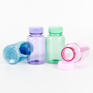 Hot Sales 150ml Transparent Health Care Toy Candy Pill Capsule VC Pharmaceutical <b>Plastic</b> Bottles With CRC <b>Cap</b> - Product Image 3