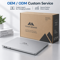 Ordinateur portable professionnel OEM en métal de 15,6 pouces, 180 degrés, Intel Core i7, Barebone, RAM et SSD personnalisables, PC portable
