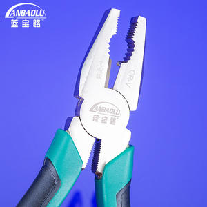 Alicates Industriales Anbaolu de 8 Pulgadas con Mordaza Dentada para Cortar Alambre, Herramienta Multifuncional con Mordaza Plana - Product Image 1