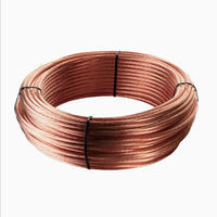 Cable de Tierra de Cobre Desnudo de 25 mm para Subestaciones, Granjas Solares y Sistemas de Protección contra Rayos