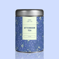 Boîtes à thé en métal de qualité alimentaire avec étiquette personnalisée, contenants à matcha, boîte à café, emballage pour matcha