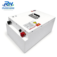Batterie LiFePO4 60V/64V 65Ah en gros RUNHANG RH-6065 avec BMS intelligent Bluetooth, boîtier en acier robuste, 4000+ cycles, CE UN38.3