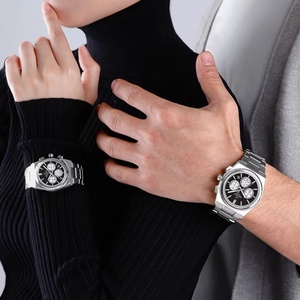 Montre-bracelet à quartz NAVIFORCE pour homme, style décontracté et sportif, avec calendrier, bracelet en acier, étanche, Relogio Masculino - Product Image 4