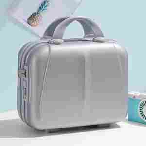 Valise de voyage légère à motif de dessin animé, petite et élégante de 14 pouces avec serrure à code, pour le rangement de cosmétiques - Product Image 4