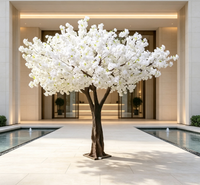 Nouveau Best-Seller Arbre de Cerisier Japonais Sakura Personnalisé Rose Arbre Fleuri Artificiel Décoration Mariage Maison