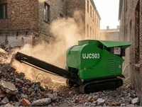Mini concasseur à mâchoires pour béton avec moteur AC, pompe PLC, moteur et roulement - Capacité 15-25t/h, facile à utiliser, à vendre