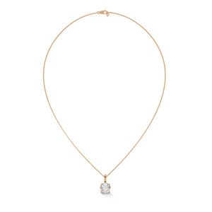 จี้โรสโกลด์ประดับเพชรเลี้ยงในห้องปฏิบัติการ สวยงามโดดเด่น เหมาะสำหรับงานปาร์ตี้ งานเลี้ยงสังสรรค์ งานทั่วไป หรืองานที่เป็นทางการ - Product Image 3