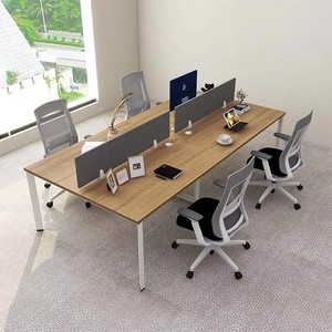 Mesa <span class=keywords><strong>de</strong></span> <span class=keywords><strong>Oficina</strong></span> Modular, Fabricantes <span class=keywords><strong>de</strong></span> <span class=keywords><strong>Muebles</strong></span>, 4 Plazas, Color y Forma <span class=keywords><strong>de</strong></span> Patas Personalizables - Product Image 1