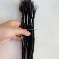 Estensioni Dreadlock in Capelli Umani 100% Afro Kinky, 0.2/0.4/0.6/0.8cm, Vendita all'Ingrosso