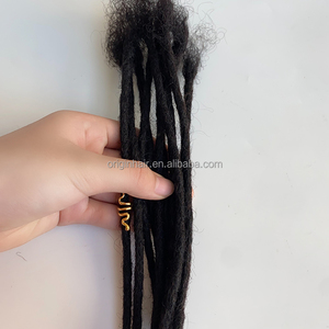 Extensions de dreadlocks en <span class=keywords><strong>cheveux</strong></span> humains 100% naturels, <span class=keywords><strong>afro</strong></span> crépus, 0,2/0,4/0,6/0,8 cm, vente en gros - Product Image 3