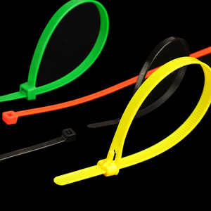 Nhà sản xuất dây buộc nhựa nhiều màu, dây buộc nylon, dây buộc zip, dây buộc dây điện, màu trắng đen, bán buôn, Trung Quốc - Product Image 4