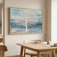 Peinture à l'huile abstraite peinte à la main sur toile, affiches modernes, art mural, images décoratives de fleurs, pour salon, sans cadre