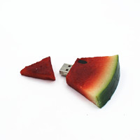 DZ-001 promosi kustom 256gb pvc semangka USB flash drive massal murah bentuk buah usb disk