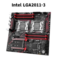 JGINYUE X99-9D4 Motherboard mendukung CPU E5-2680 V4 LGA211-3 seri Pin prosesor 8 DDR4 Slot memori E-ATX baru Motherboard