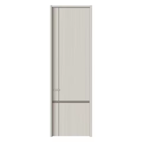 Mélamine isolation acoustique mdf HDF panneau de porte d'entrée en bois d'intérieur portes flash en bois design avec cadres