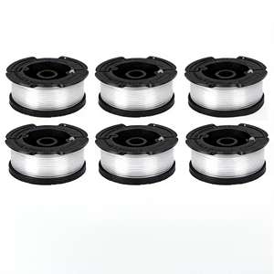 AF-100 6PCS Hilo de repuesto para desbrozadora Black&Decker GH900 LST220 MTC 220 OD 0.065" 1.6mm 30FT AF1003ZP - Product Image 1