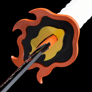 <span class=keywords><strong>Katana</strong></span> de l'anime populaire Demon Slayer, <span class=keywords><strong>Rengoku</strong></span> Kyojuro, accessoire de cosplay, pour collection et décoration - Product Image 3