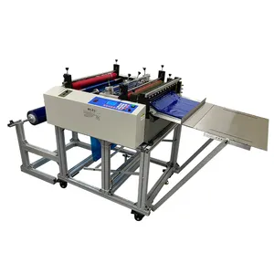 Máquina cortadora de rollo a hoja no tejida de producción continua/máquina cortadora de papel