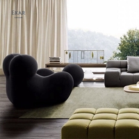 Chaise italienne pour enfant et mère, fauteuil boule, personnalité, tissu en fibre de verre, chaise de forme spéciale, modèle canapé paresseux, grande vente en stock