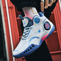 Chaussures de Basketball Unisexe Personnalisables Pas Chères pour Hommes et Femmes, Tige en Maille, Semelle Extérieure en Caoutchouc, Printemps Été, Couleurs Personnalisables, Baskets Athlétiques