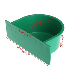 Vente en gros d'accessoires pour cage à oiseaux en plastique bol de nourriture et mangeoire à oiseaux suspendus pour perroquets et pigeons de compagnie - Product Image 3