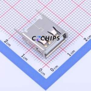 KH-AF180ZJ-13.7JB-DA USB Connector Through hole Component (THT) Connector Type-A Female Through Hole 4P - Product Image 1